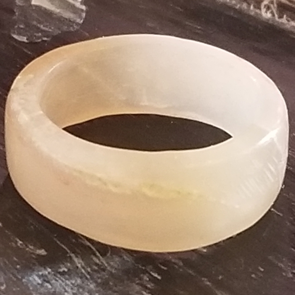 Dall sheep horn rings